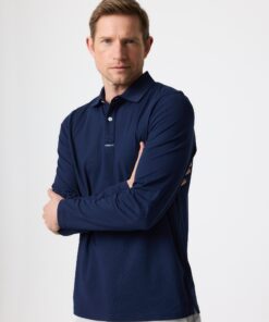 Henri Lloyd Men's Dri-Fast Long Sleeve Polo